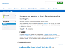 Tablet Screenshot of ilearn.careerforce.org.nz